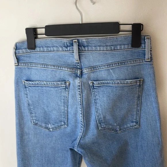 Agolde Toni ripped knee slim straight jeans - Picture 10 of 12